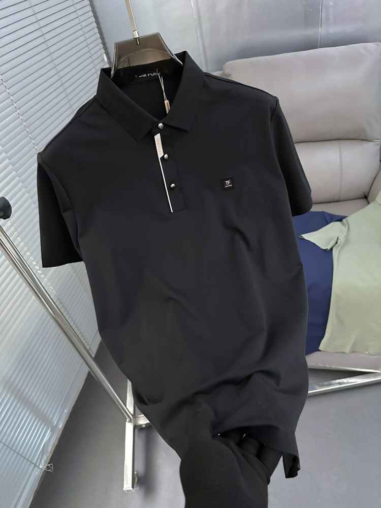 Tom Ford Black Premium Cotton T-shirt-3
