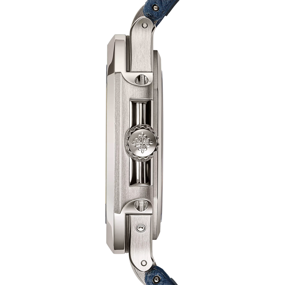 Patek Philippe Cubitus Grand Date, Day & Moon Phases 5822P-001 Navy Blue Dial Watch-thumb-2