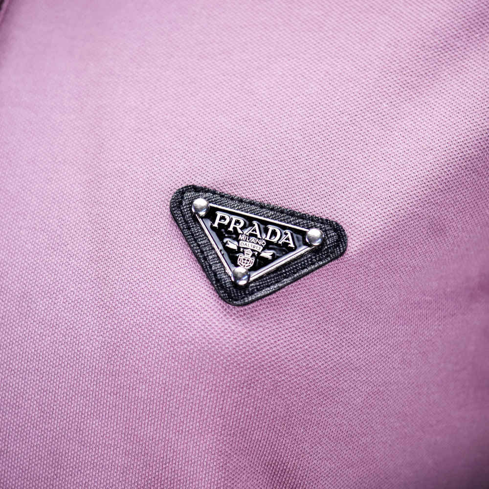 Prada Re-Nylon Logo Purple Premium Dress-3