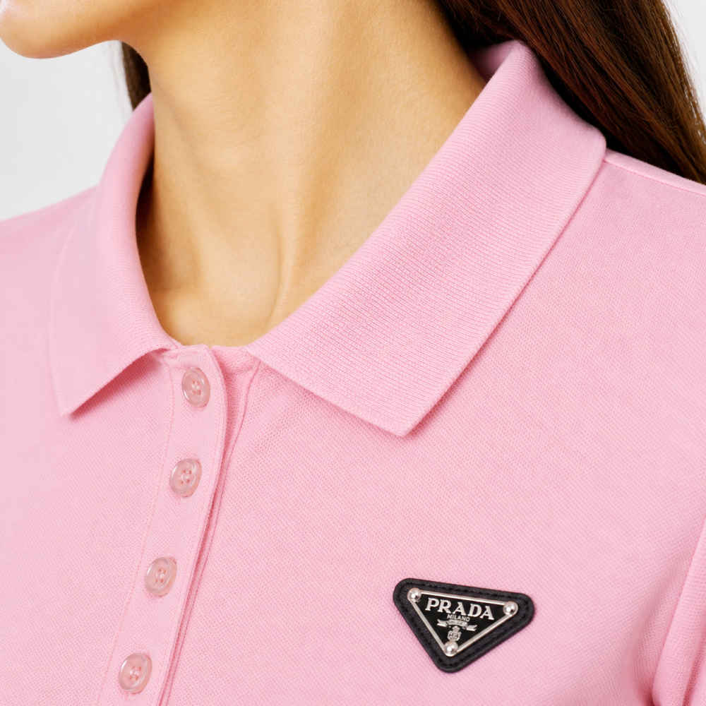 Prada Re-Nylon Logo Pink Premium Dress-2
