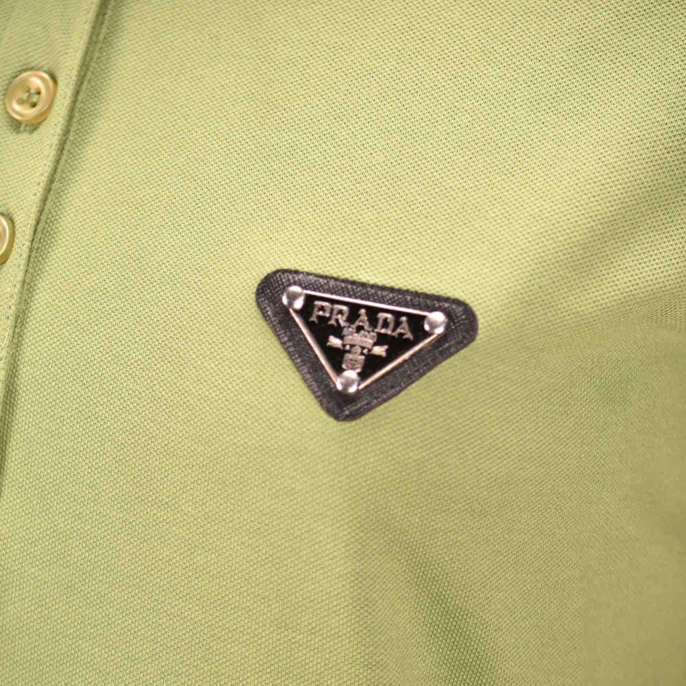 Prada Re-Nylon Logo Green Premium Dress-thumb-3