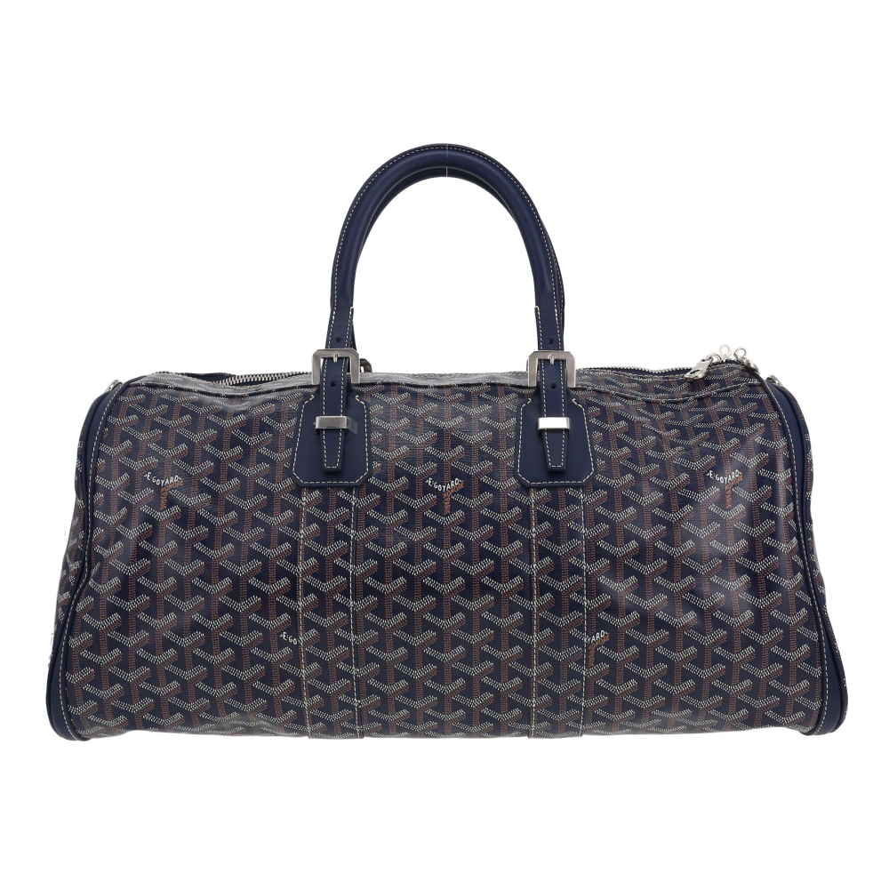 Goyard Boeing 55 Blue Duffle Bag-1