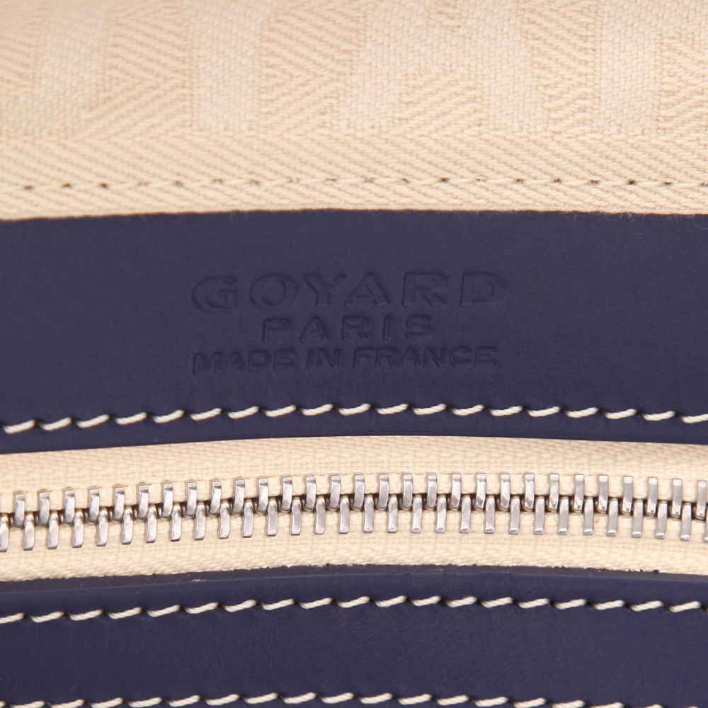 Goyard Boeing 55 Blue Duffle Bag-4