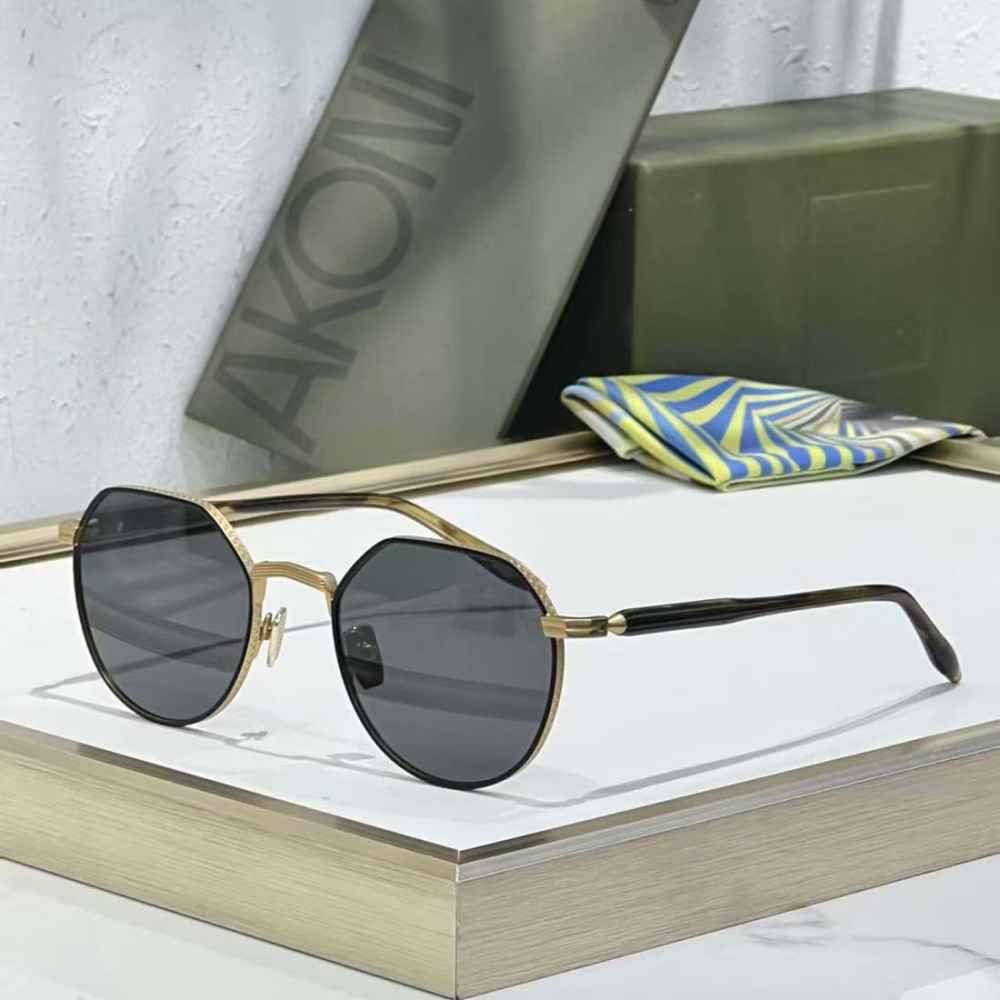 Akoni Themis AKS-522A Black Premium Sunglasses-thumb-0