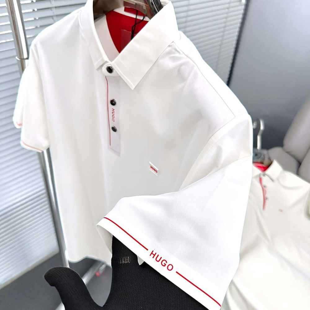 Hugo Boss Men's White Polo T-shirt-1