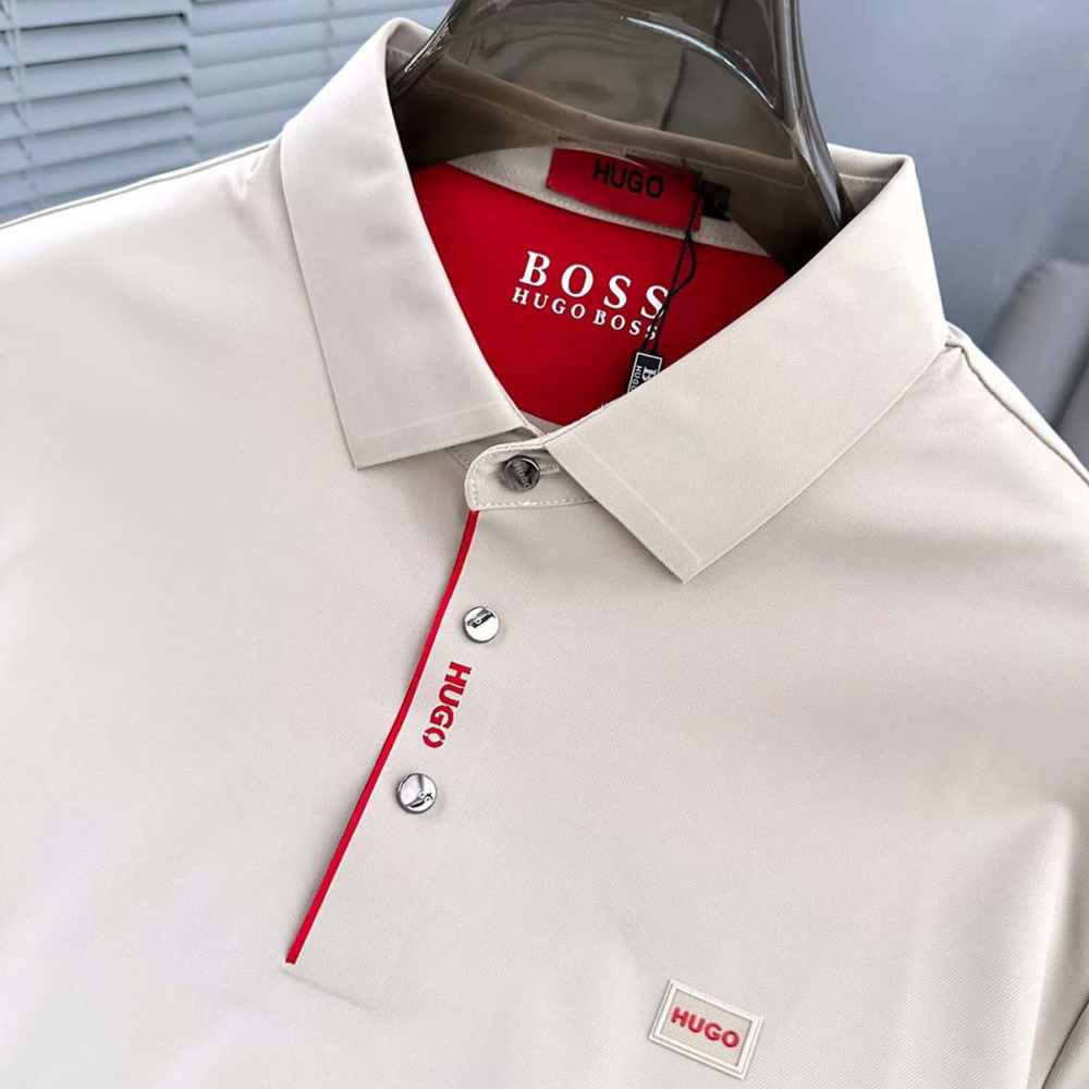 Hugo Boss Men's White Polo T-shirt-2