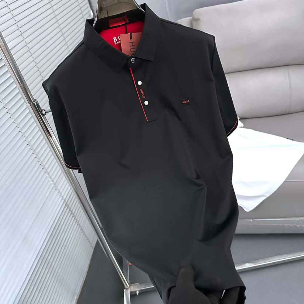Hugo Boss Men's Black Polo T-shirt-2