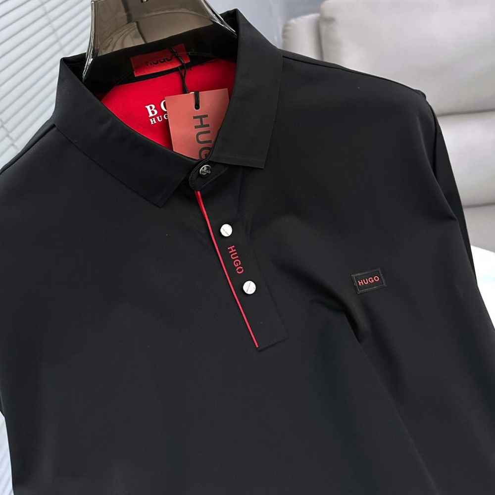 Hugo Boss Men's Black Polo T-shirt-1
