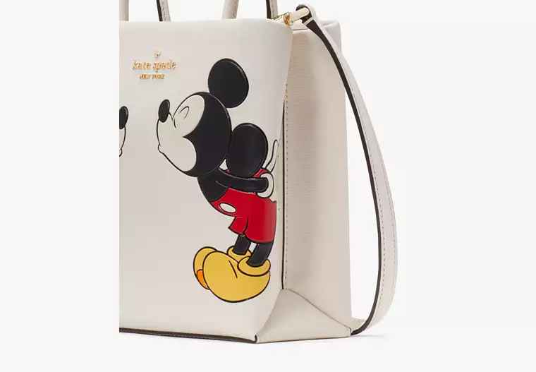 Kate Spade Minnie Mouse White Tote Bag-thumb-4
