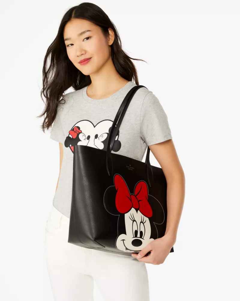 Kate Spade Minnie Mouse Black Tote Bag-thumb-1
