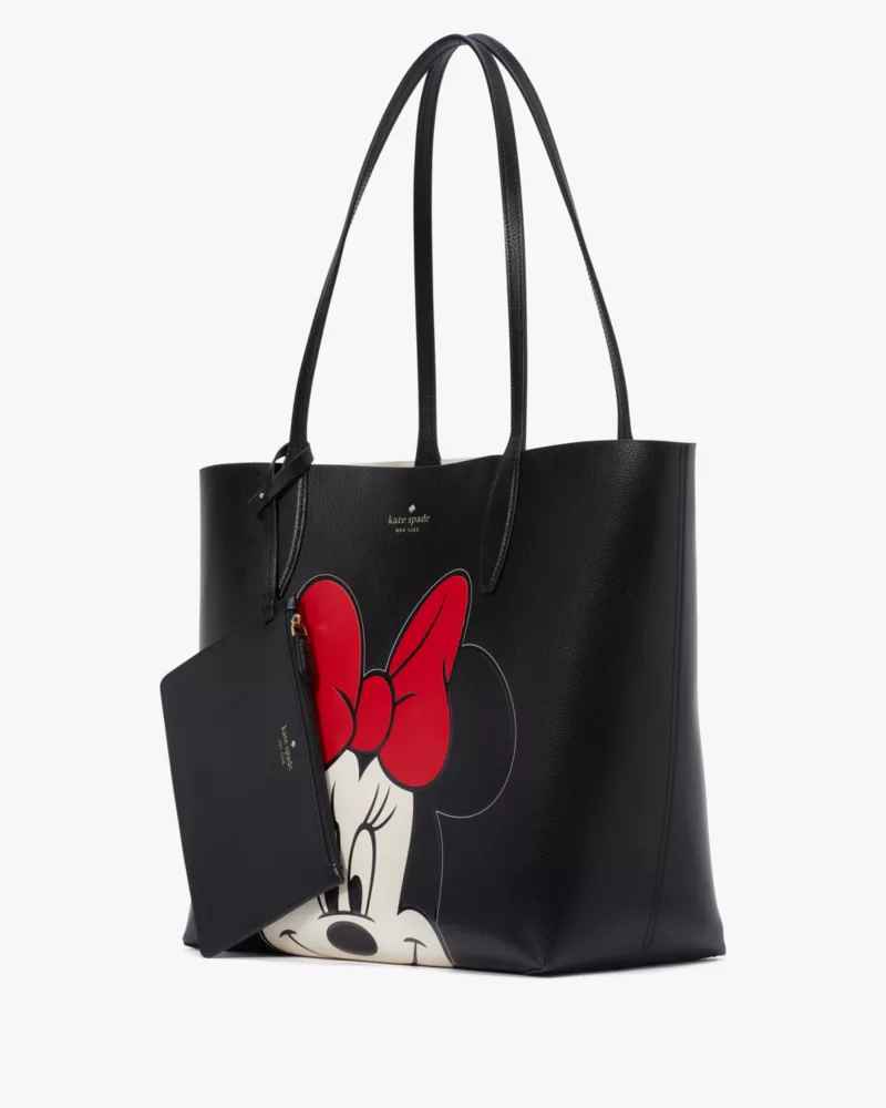Kate Spade Minnie Mouse Black Tote Bag-thumb-6