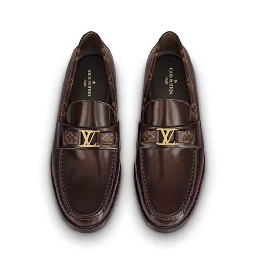 Louis Vuitton Monogram Premium Brown Loafers-4