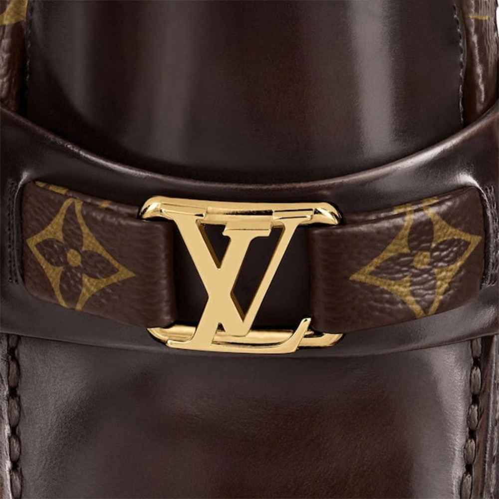 Louis Vuitton Monogram Premium Brown Loafers-5