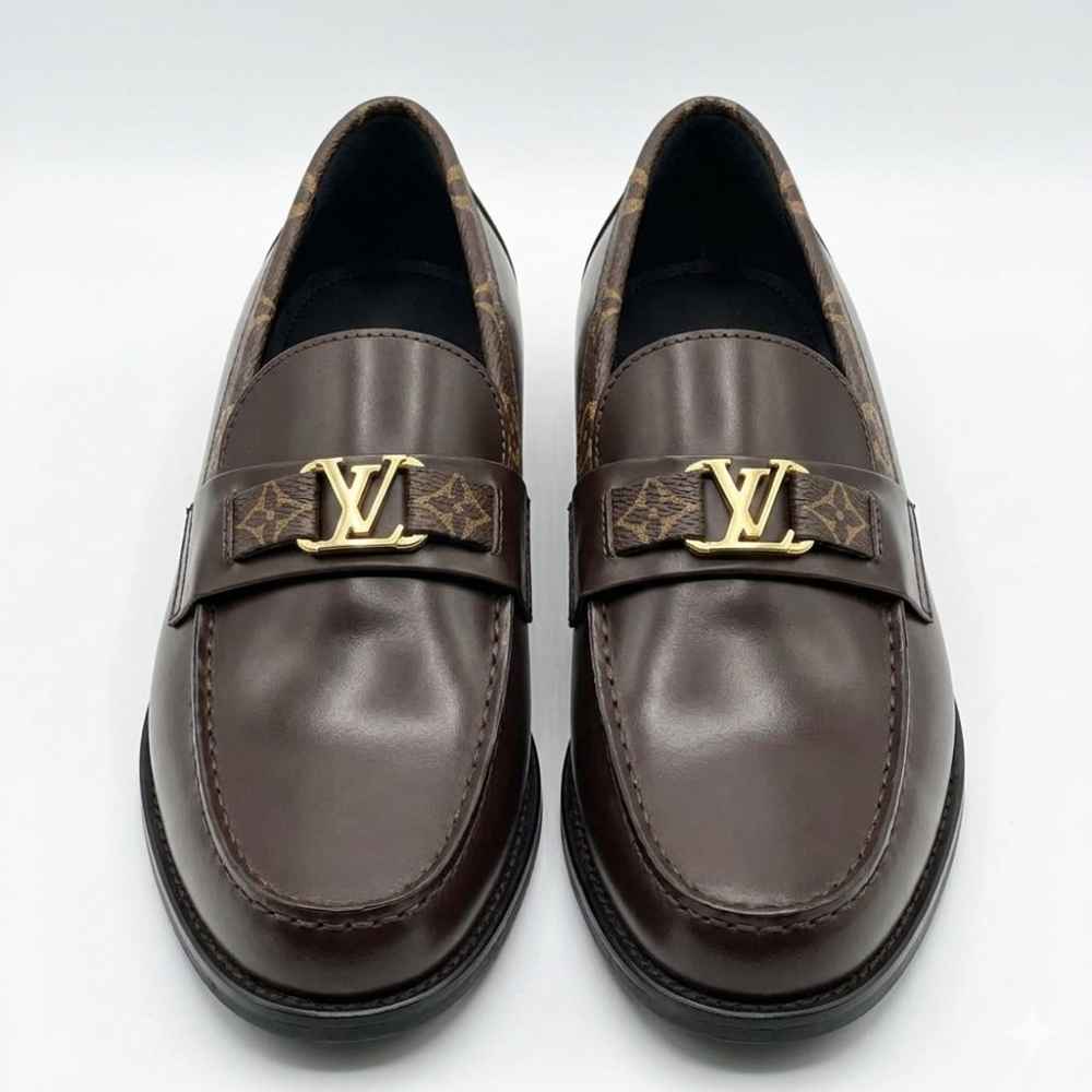Louis Vuitton Monogram Premium Brown Loafers-6