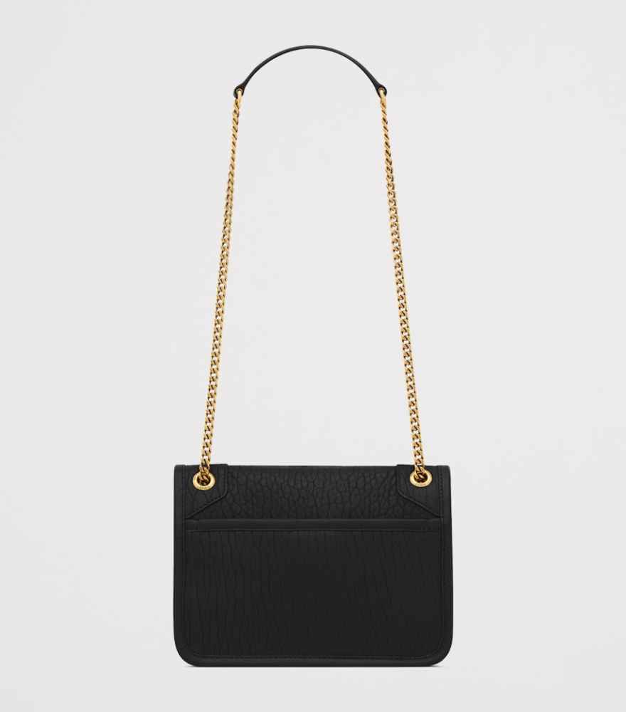 Ysl Niki Grained Black Shoulder Bag-2