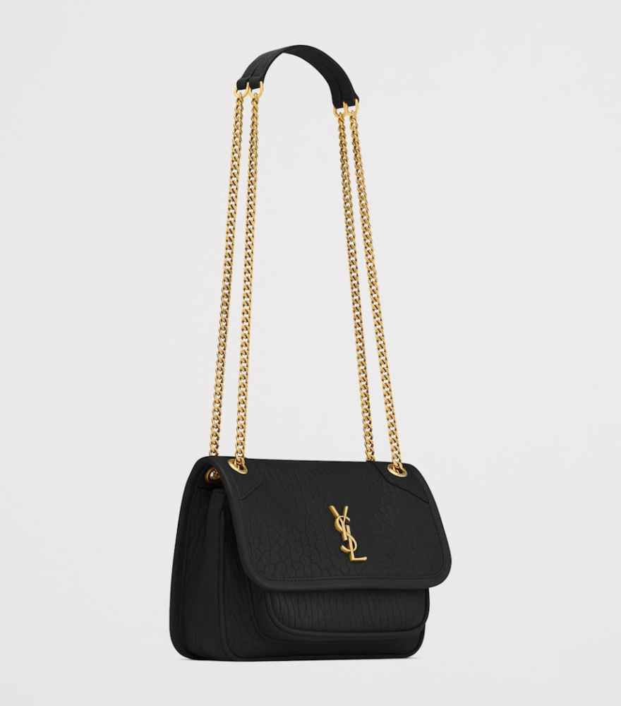 Ysl Niki Grained Black Shoulder Bag-1