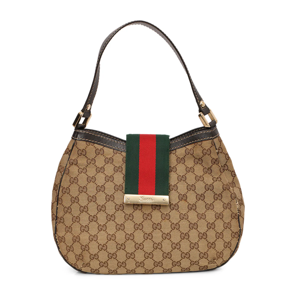 Gucci Supreme GG Canvas Hobo Shoulder Bag-thumb-0