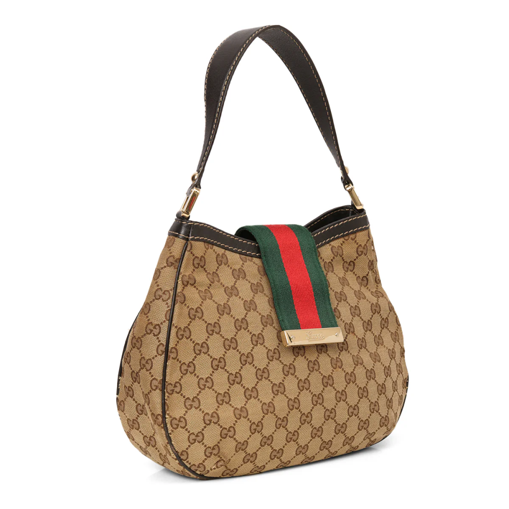 Gucci Supreme GG Canvas Hobo Shoulder Bag-thumb-1