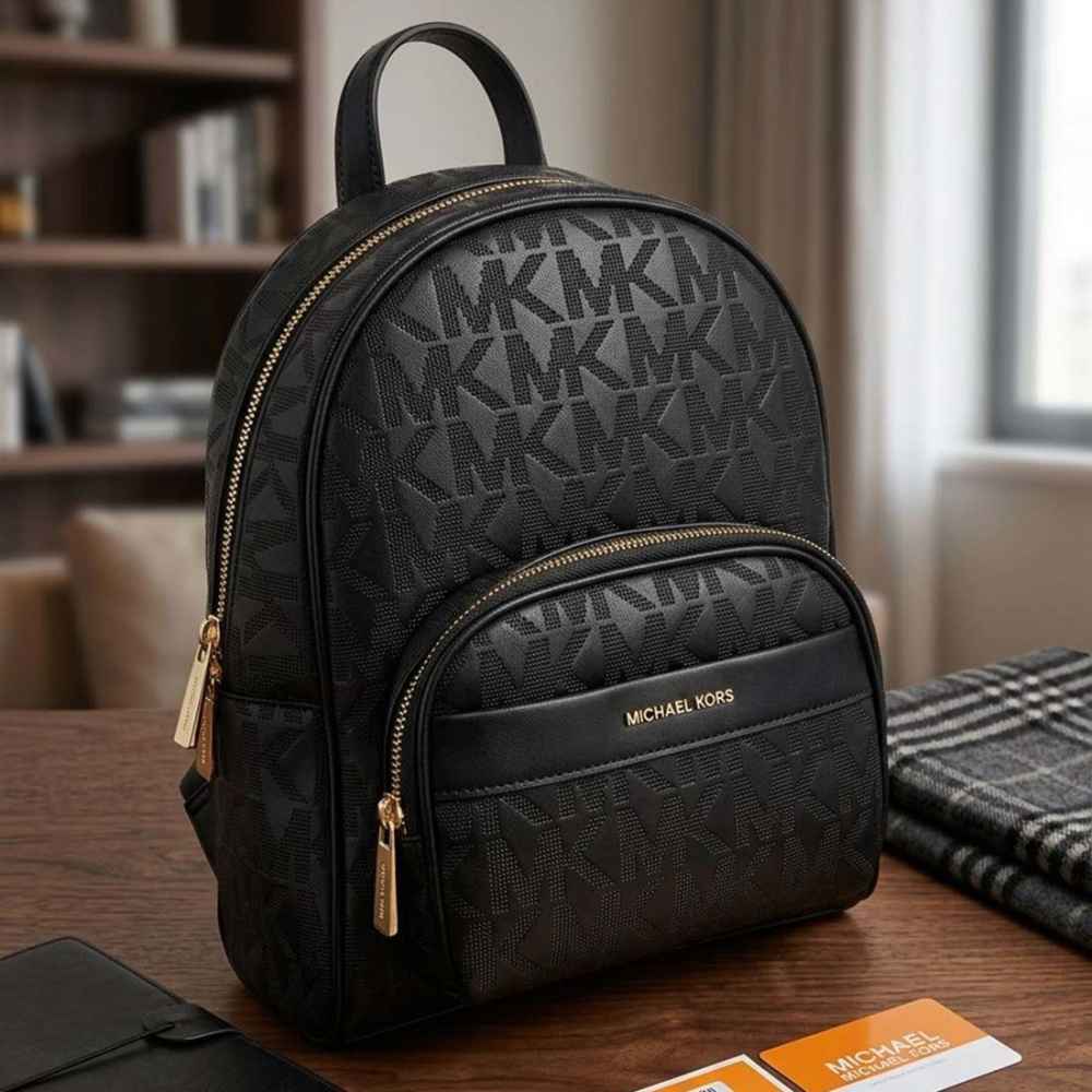 Michael Kors Bex Black Medium Backpack-thumb-0