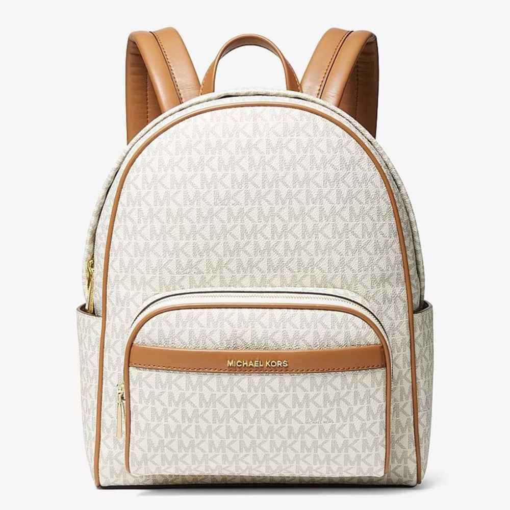 Michael Kors Bex White Medium Backpack-thumb-0