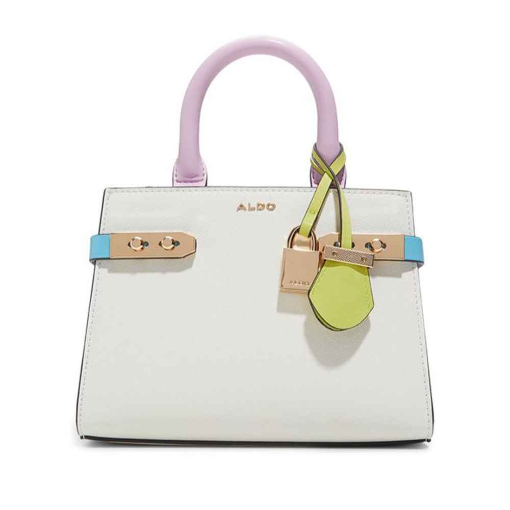 Aldo Ashover White Premium Handbag-thumb-0