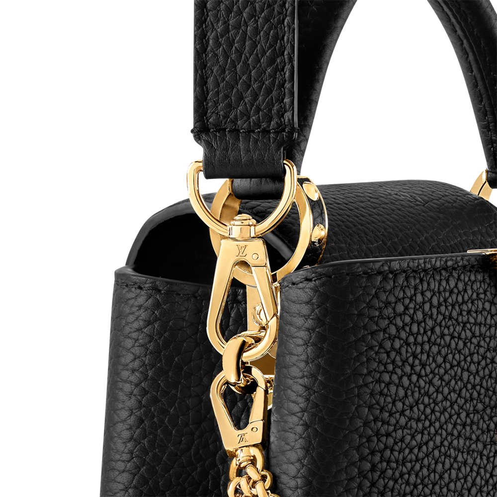 Louis Vuitton Capucines Mini Black Handbag-thumb-4