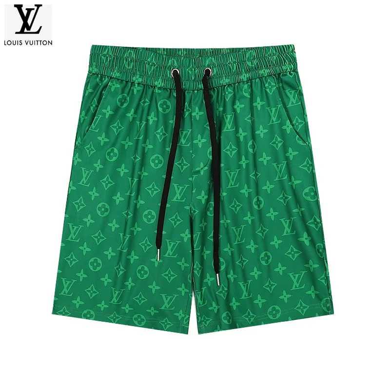 Louis Vuitton Green Premium Mens Shirt & Shorts Combo-6
