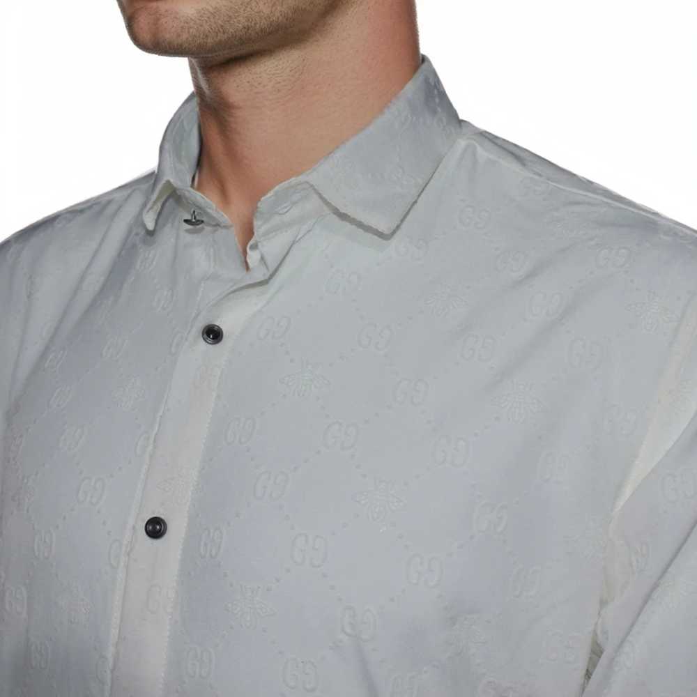 Gucci White Premium Quality Designer Shirt-2