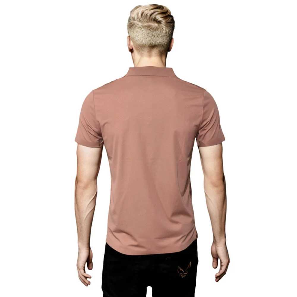 Prada Red Wood Premium Polo T-shirt-thumb-1