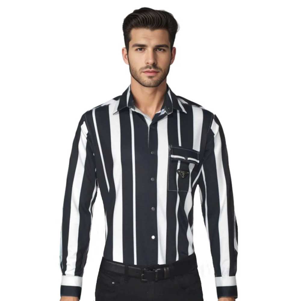 Prada White & Black Premium Quality Shirt