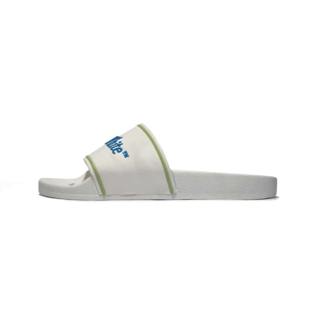 Off-White White Premium Quality Men's Flip-Flops-1