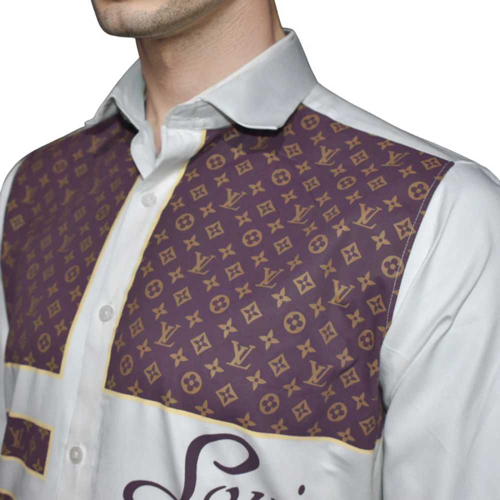 Louis Vuitton White New Designer Premium Shirt-2