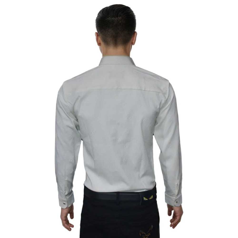 Louis Vuitton White Premium Quality Formal Shirt-1