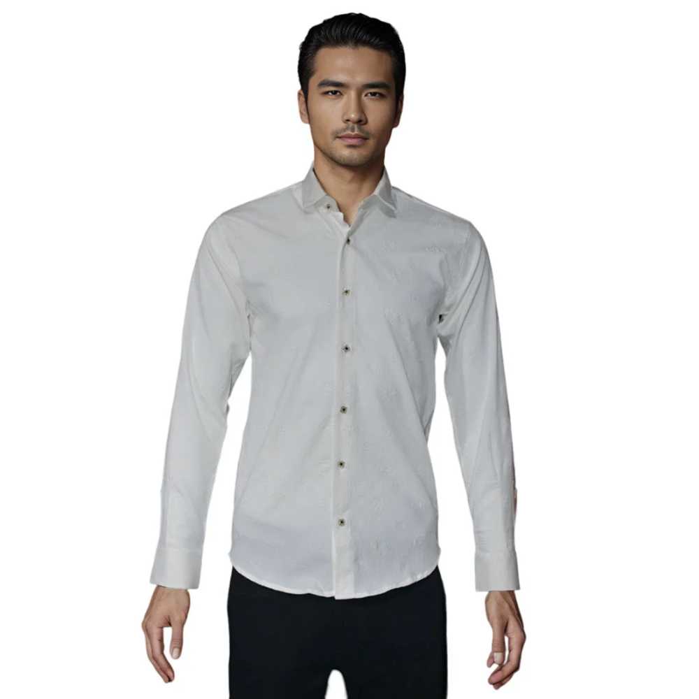 Louis Vuitton White Premium Quality Formal Shirt-5