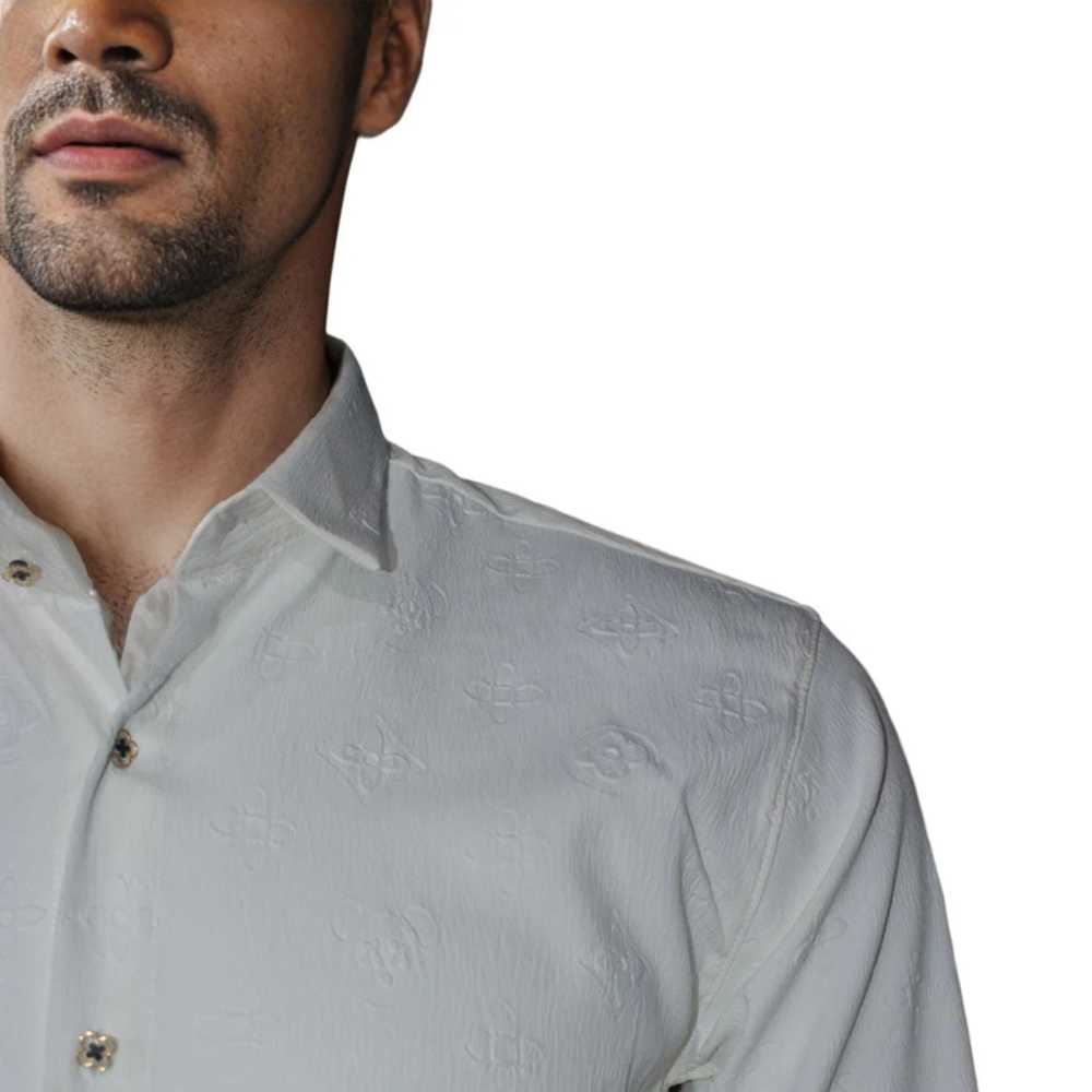 Louis Vuitton White Premium Quality Formal Shirt-4
