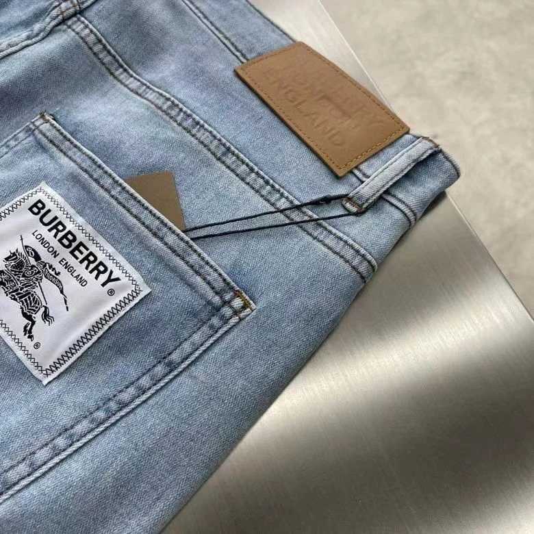 Burberry Light Blue Premium Denim Jeans-thumb-1