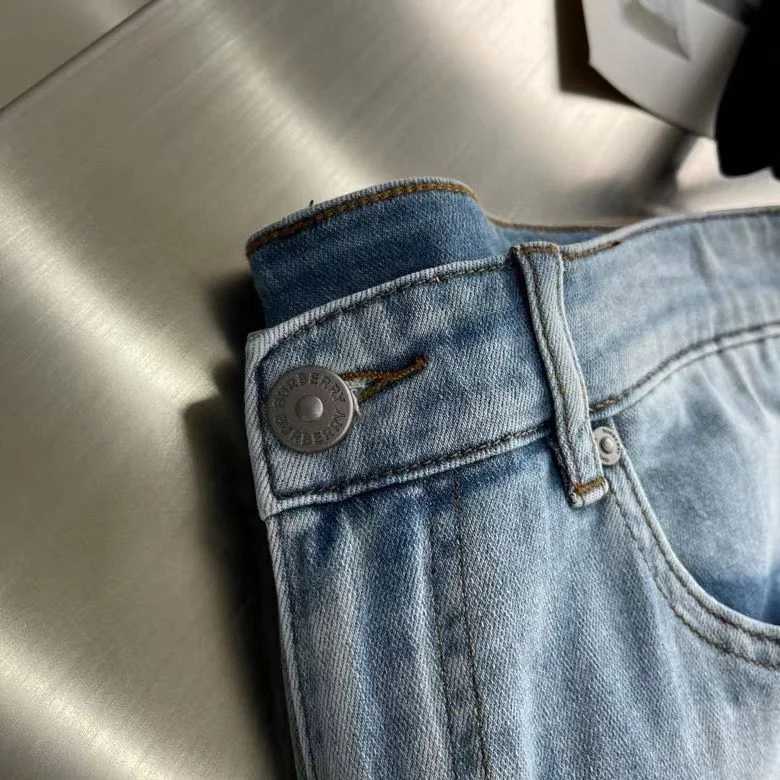 Burberry Light Blue Premium Denim Jeans-thumb-2