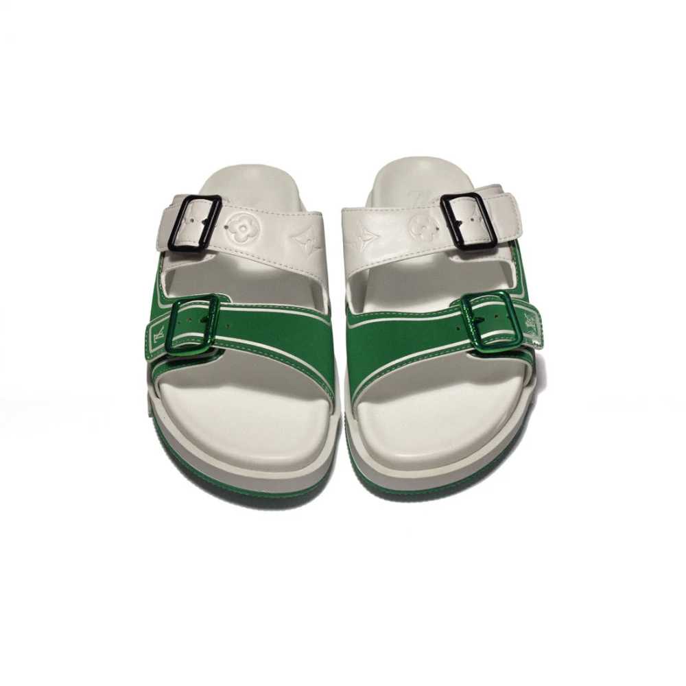 Louis Vuitton White Premium Quality Men's Flip-flops-4