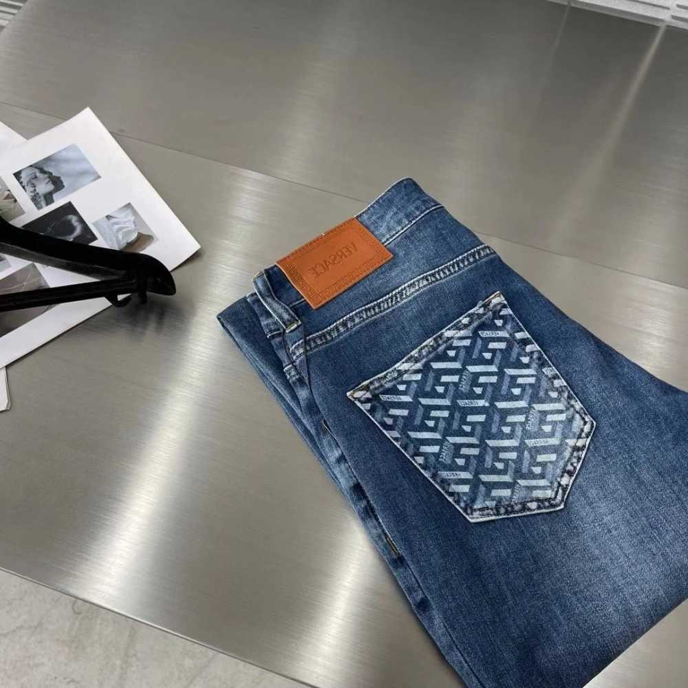 Versace Blue Premium Quality Denim Jeans-2