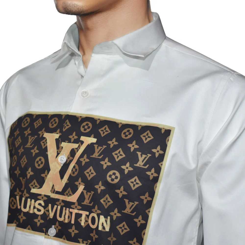 Louis Vuitton White Premium Quality New Designer Men's Casual Shirt-2