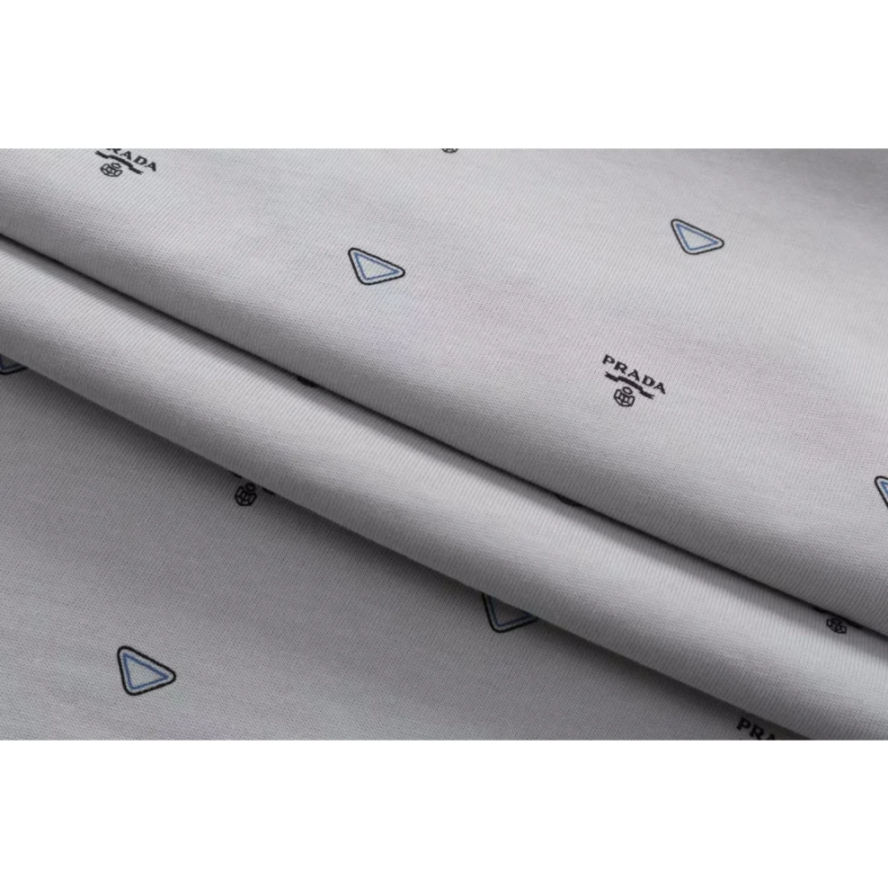 Prada Grey Premium Quality Polo Tees-3