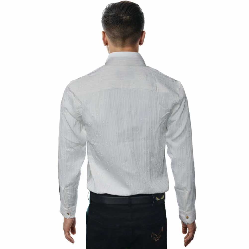 Balenciaga White Premium Quality Designer Shirt-1