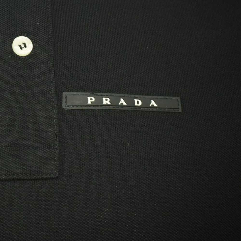 Prada Embossed Logo Black Premium T-shirt-1