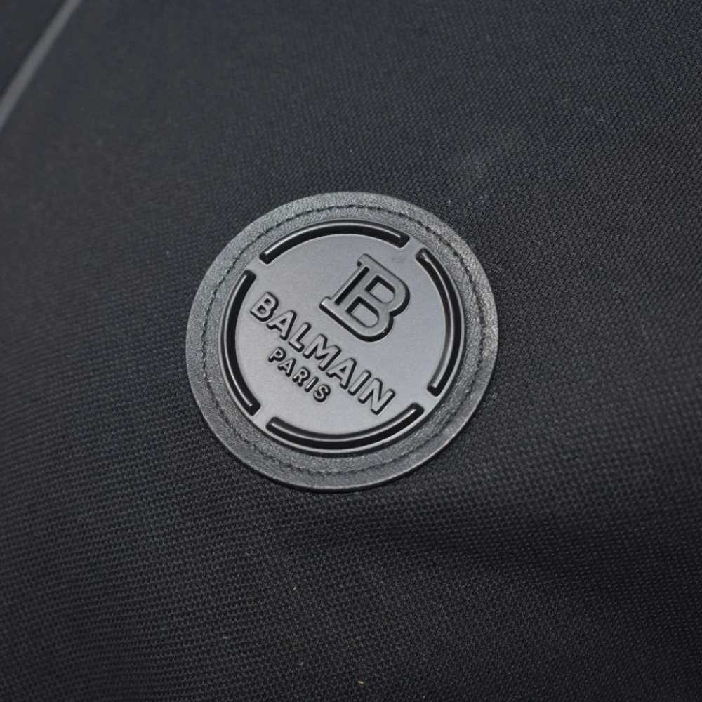 Balmain Paris Embossed Patch Logo Premium T-shirt-2