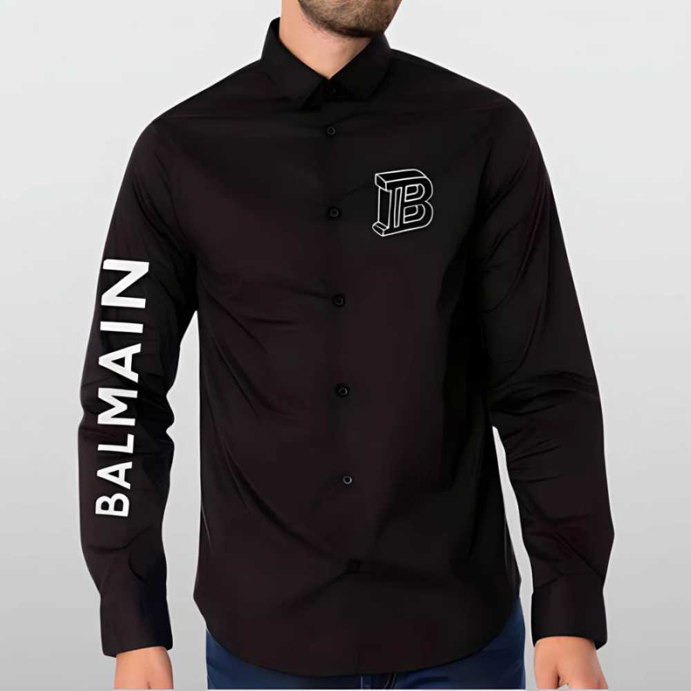 Balmain White Premium Quality Shirt-thumb-0