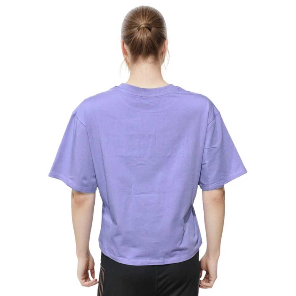 Balmain Purple Premium Quality Women T-shirt-1