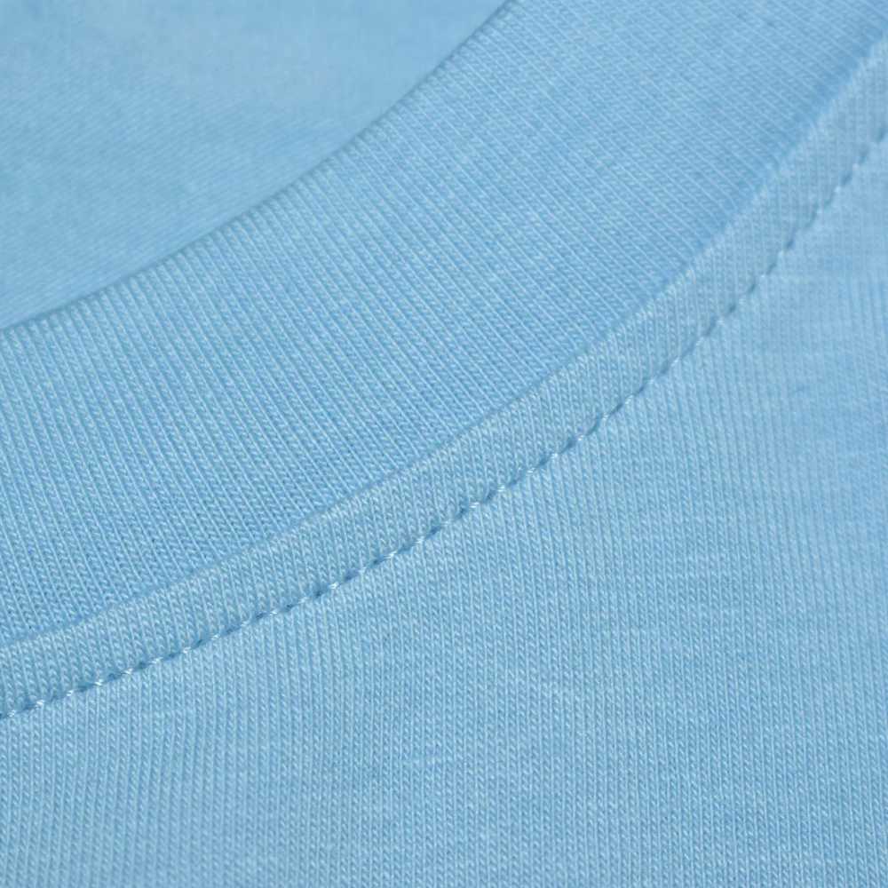 Balmain Sky Blue Premium Quality Women T-shirt-4