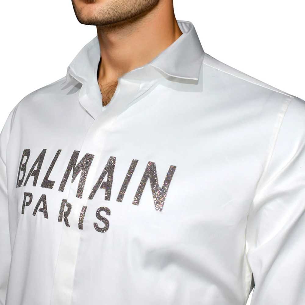 Balmain White Premium Quality Shirt-2