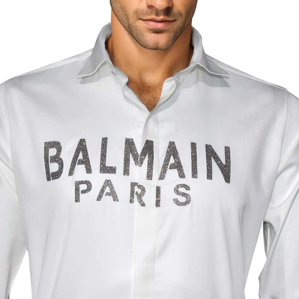 Balmain White Premium Quality Shirt-4