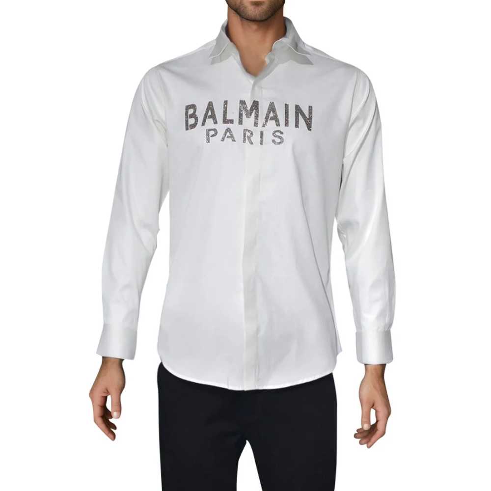 Balmain White Premium Quality Shirt-5
